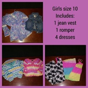 Lot of Girls size 10 dresses